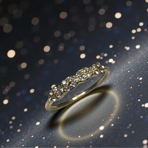 Elegant Infinity Gold Ring